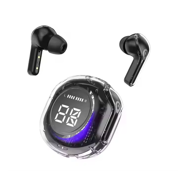 Air39 Audifonos Transparent ENC Noise Reduction Game Ecouteur Bt Headphone Long Battery Bt 5.3 Earbuds