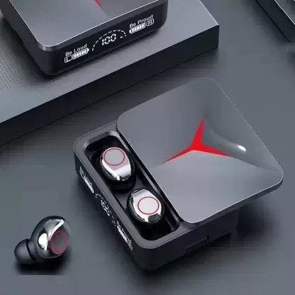 M90 Pro TWS Infurion Bluetooth 5.2 Headphones Touch Control Earphones LED Display Headset 9D HiFi Quality Wireless Earbuds
