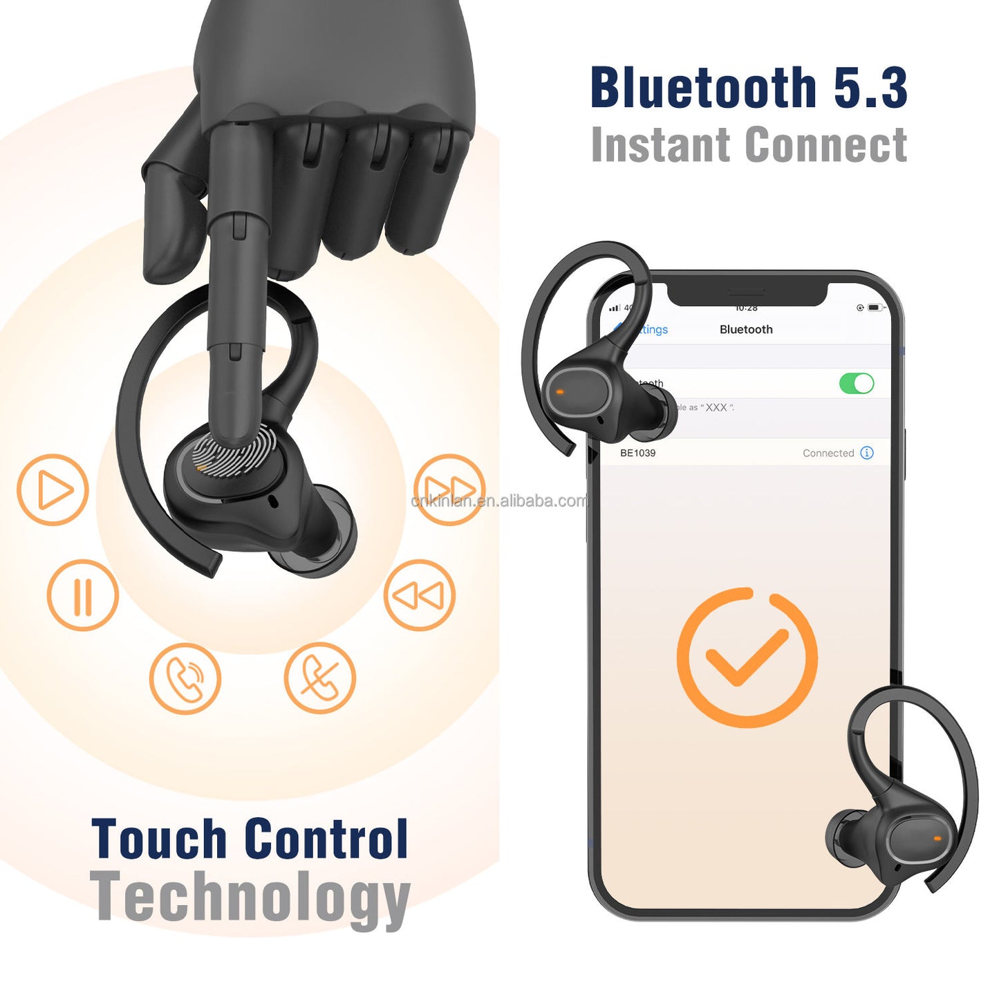 Electronic Gadgets Wireless Earphones Bluetooth Tws Earbuds Waterproof Wireless in Ear Headphone Sport Earphones Headphones