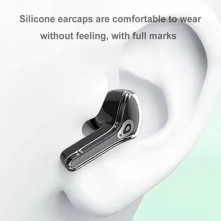 Air39 Audifonos Transparent ENC Noise Reduction Game Ecouteur Bt Headphone Long Battery Bt 5.3 Earbuds