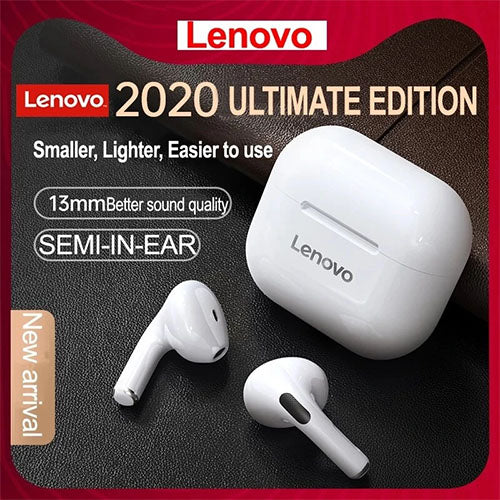 Lenovo LP40 Semi-in-ear Earphones BT 5.0 Headphones True Wireless earbuds