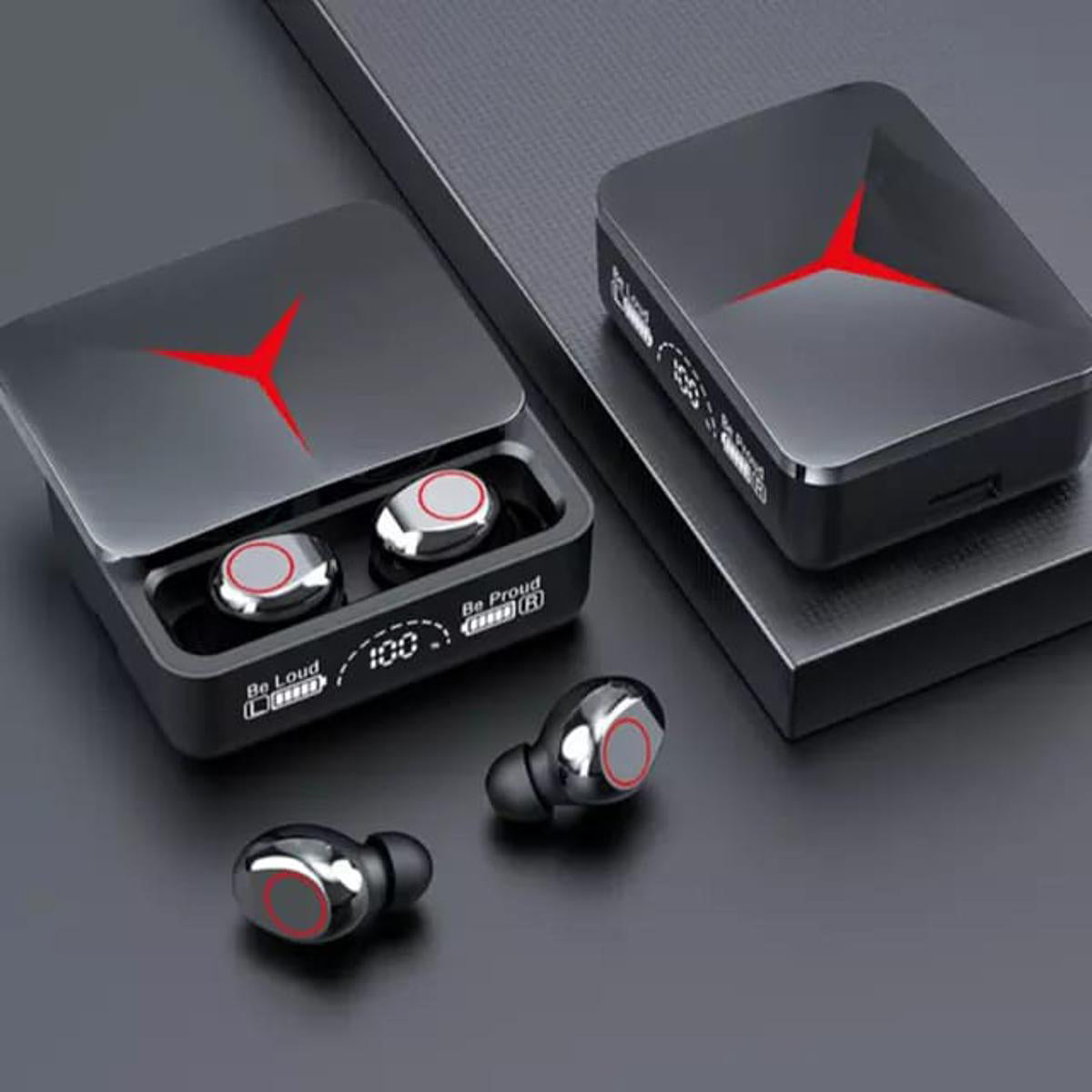 M90 Pro TWS Infurion Bluetooth 5.2 Headphones Touch Control Earphones LED Display Headset 9D HiFi Quality Wireless Earbuds