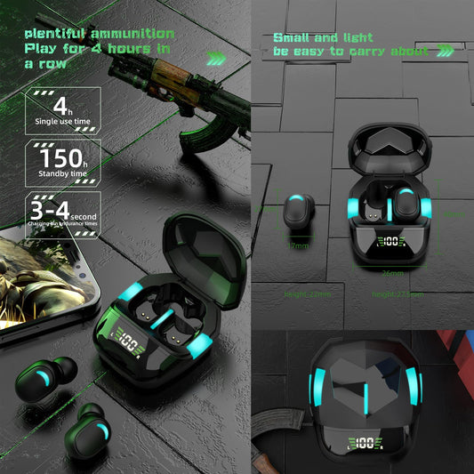 Xmenha True Wireless Bluetooth Invisible Small Earbuds Bluetooth 5.1