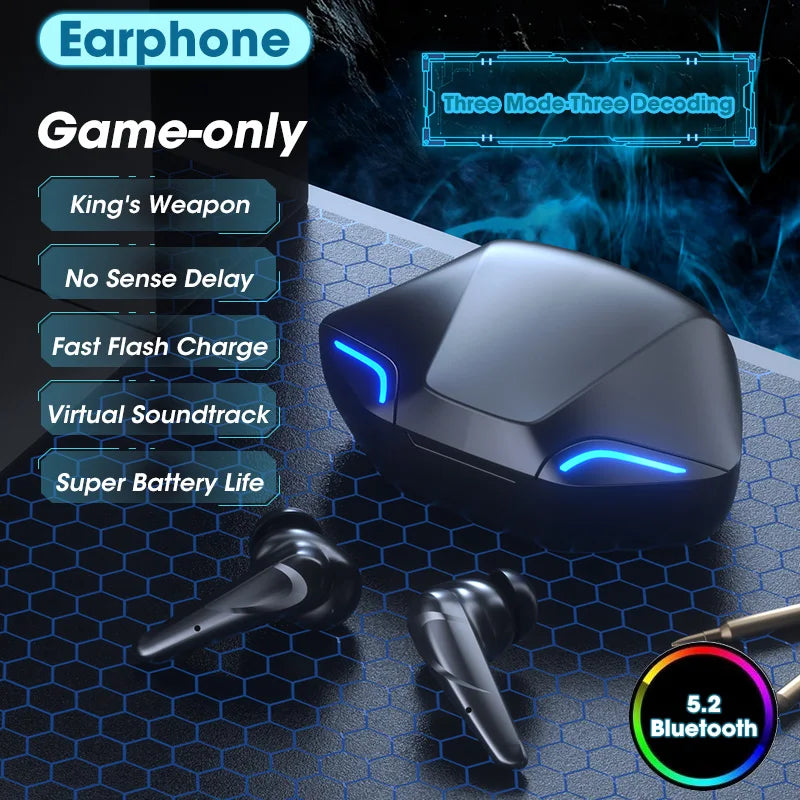 G11 TWS Bluetooth Headphones Gaming Headsets Low Latency Sports Waterproof Wireless Earphones Noise Cancelling Earbuds Gamer