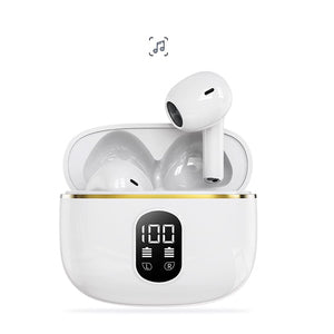 Smart Wireless In-Ear Headphones Led Display Long-Lasting Battery Indicator for Digital Low Latency Enc T02 Waterproof Earbuds