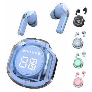 Q1Pro Earbuds Wireless Bt Noise Cancellation Earbuds Wireless Earphones Digital Display Stereo Sound Tws for Smartphone TYPE-C