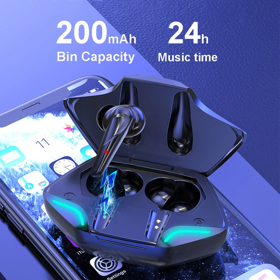G11 TWS Bluetooth Headphones Gaming Headsets Low Latency Sports Waterproof Wireless Earphones Noise Cancelling Earbuds Gamer