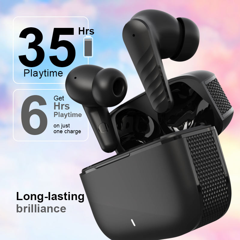 T8 TWS Headphones Stereo Sound Earphones 35H Playtime Gaming Earbuds Waterproof V5.4 Wireless Earphones ENC TWS