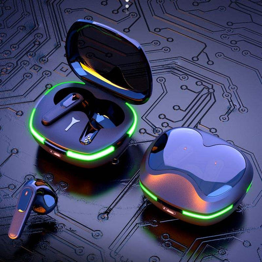 Headphones New Arrival Factory Price IPX4 Waterproof Sports Wireless Headphones BT5.1 With Display Game In-Ear Earbud