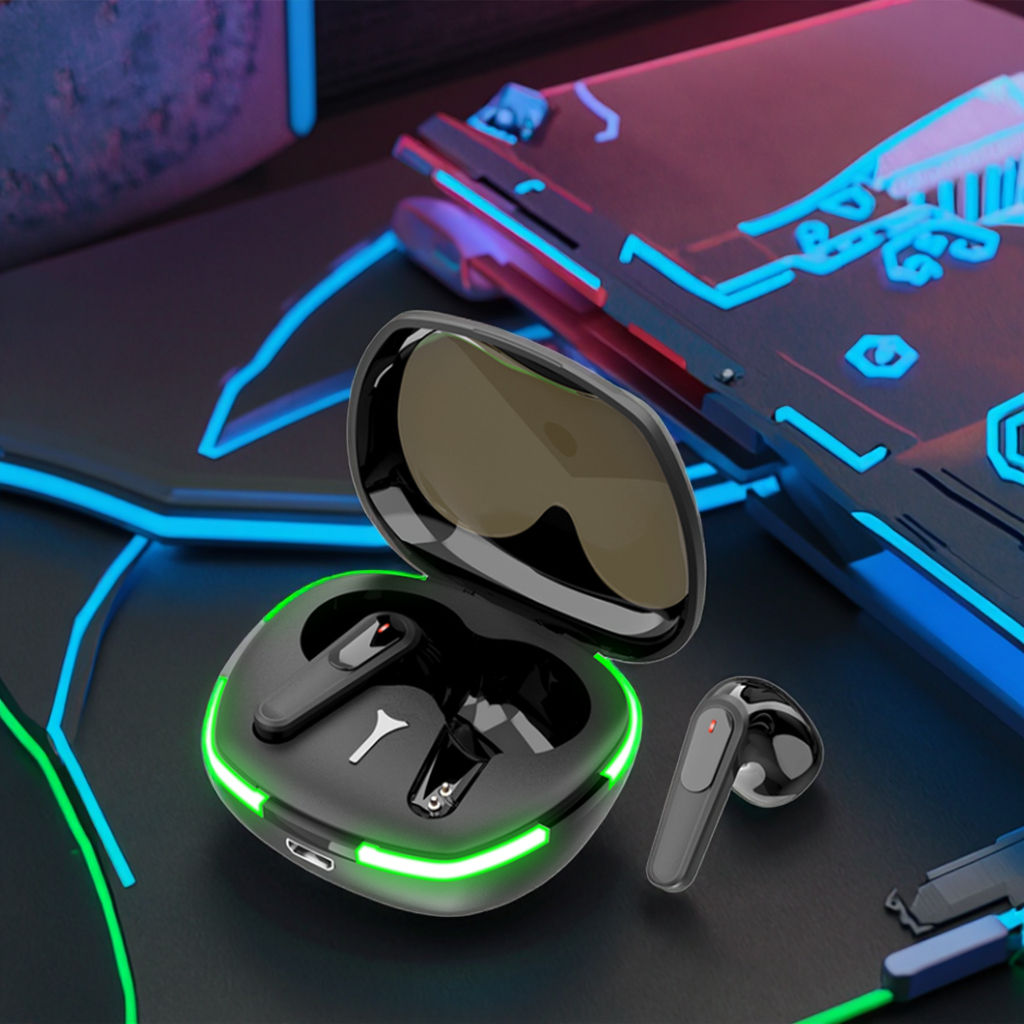 Premium Audifonos Pro 60 Wireless In-Ear Gaming Headphones with LED Battery Indicator and JL Chipset Wireless Earbuds