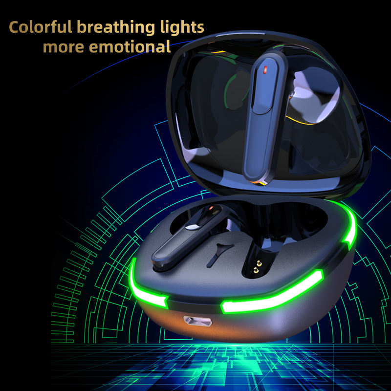 Premium Audifonos Pro 60 Wireless In-Ear Gaming Headphones with LED Battery Indicator and JL Chipset Wireless Earbuds